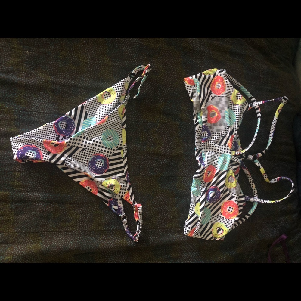 Donut 80s Print Swimsuit